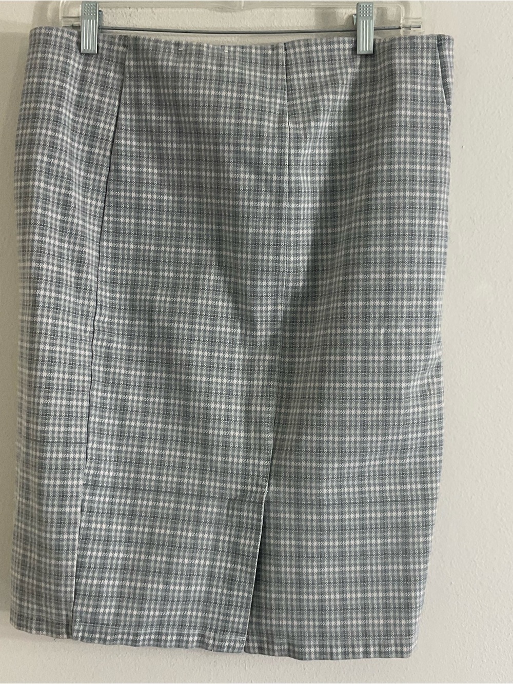 Liverpool Los Angeles Grey Patterned Stretch Pull On Knit Pencil Skirt Size 14 - Picture 2 of 8